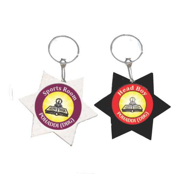 NO. 34 STAR KEYCHAIN (D/S)