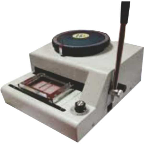 PVC CARD EMBOSSING MACHINE 